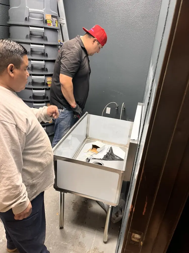 Commercial plumbing and sink installation in Lori Heights